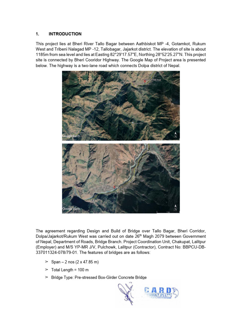 Bridge Assessment Report: Tallo Bagar | PDF | Building Engineering ...
