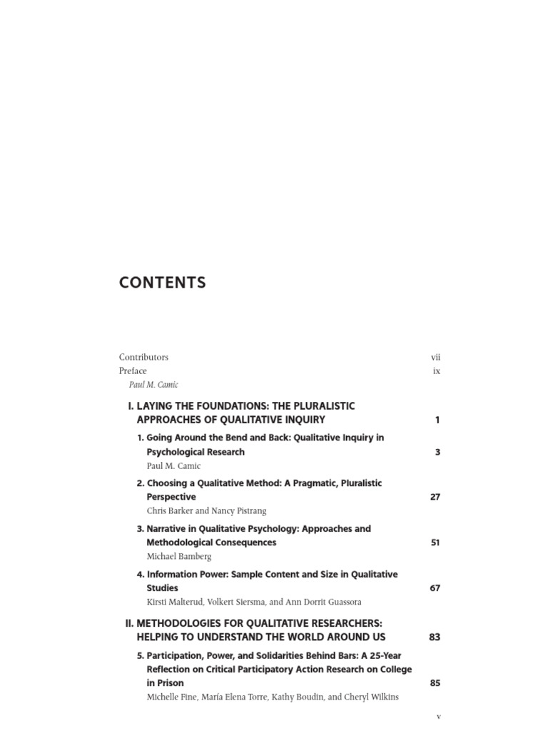 Qualitative Research in Psychology Methods | PDF | Methodology ...