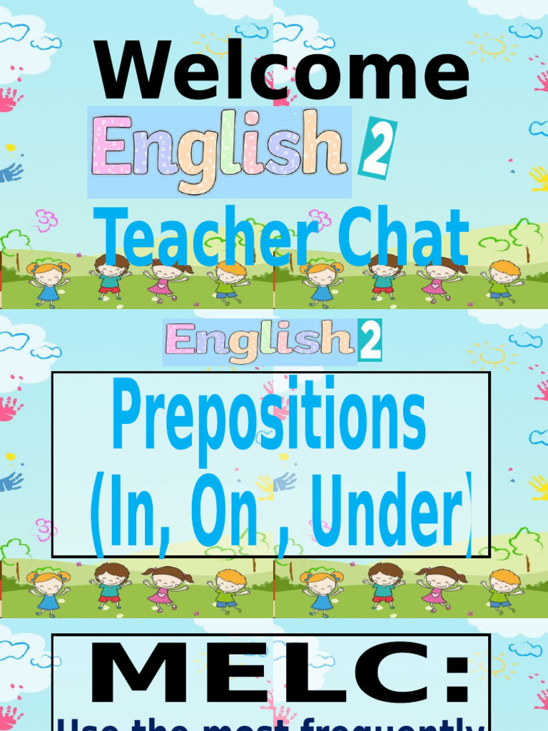 Prepositions: In, On, Under Explained | PDF
