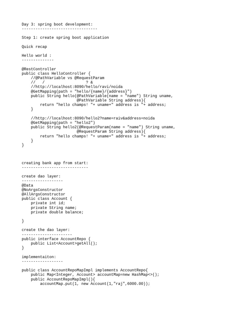 Spring Boot Banking App Tutorial | PDF | Software Development ...