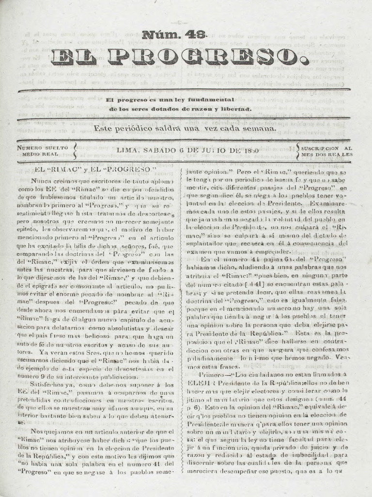 El Progreso N° 48 | PDF