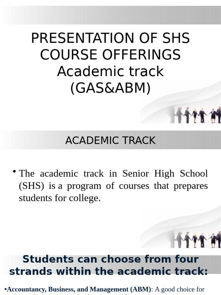 SHS Course Offerings Overview | PDF | Humanities | Science, Technology ...