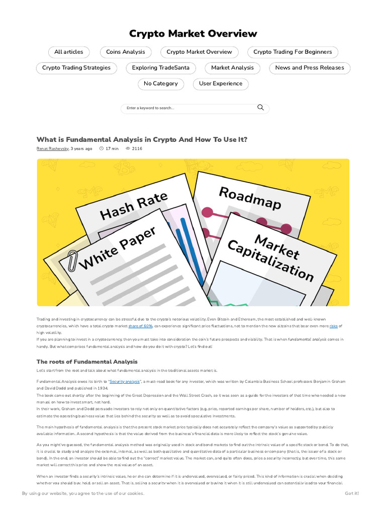 What Is Fundamental Analysis in Crypto - TradeSanta | PDF | Technical ...
