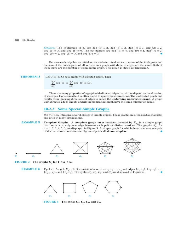 Complete Graph | PDF | Vertex (Graph Theory) | Graph Theory