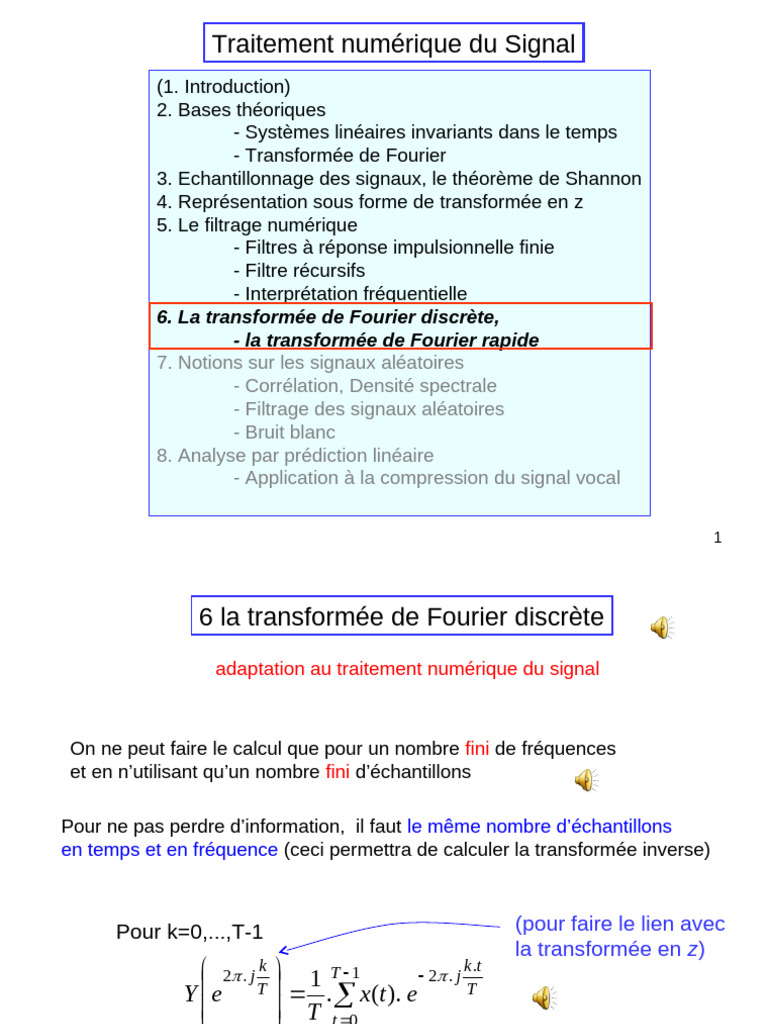 Théorème de Shannon et Traitement du Signal | PDF | Traitement ...