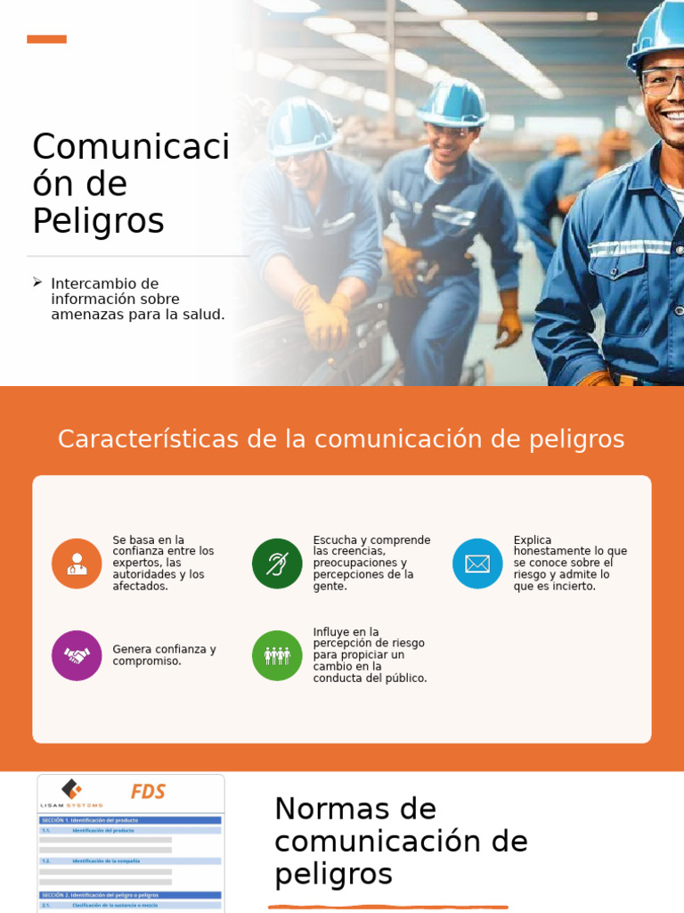 Comunicación de Peligros | PDF