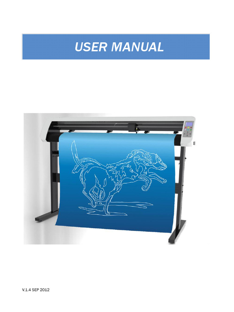 Cutting Plotter User Manual V1.4 | PDF | Computer File | Software