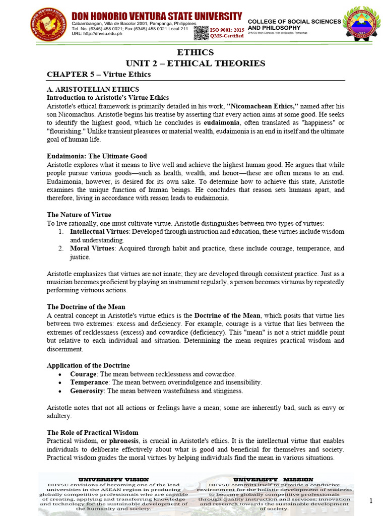Chapter 5 Virtue Ethics Pdf Noble Eightfold Path Confucianism