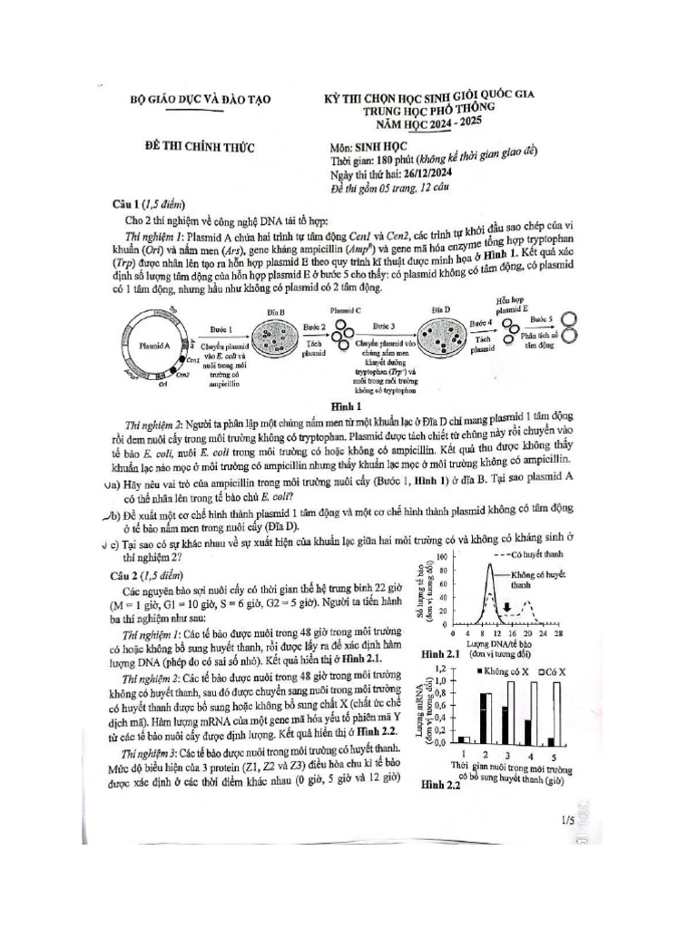 Sinh Hoc 26 12 | PDF