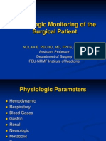 Physiologic Monitoring of The Surgical Patient