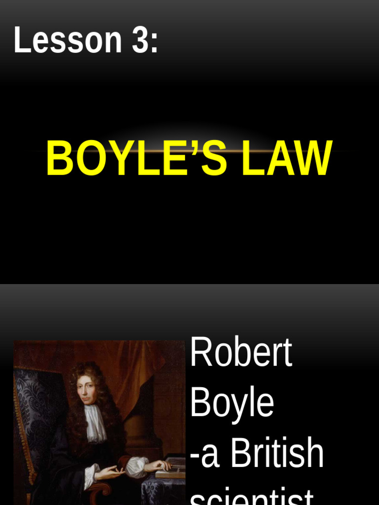 Understanding Boyle's Law and Applications | PDF