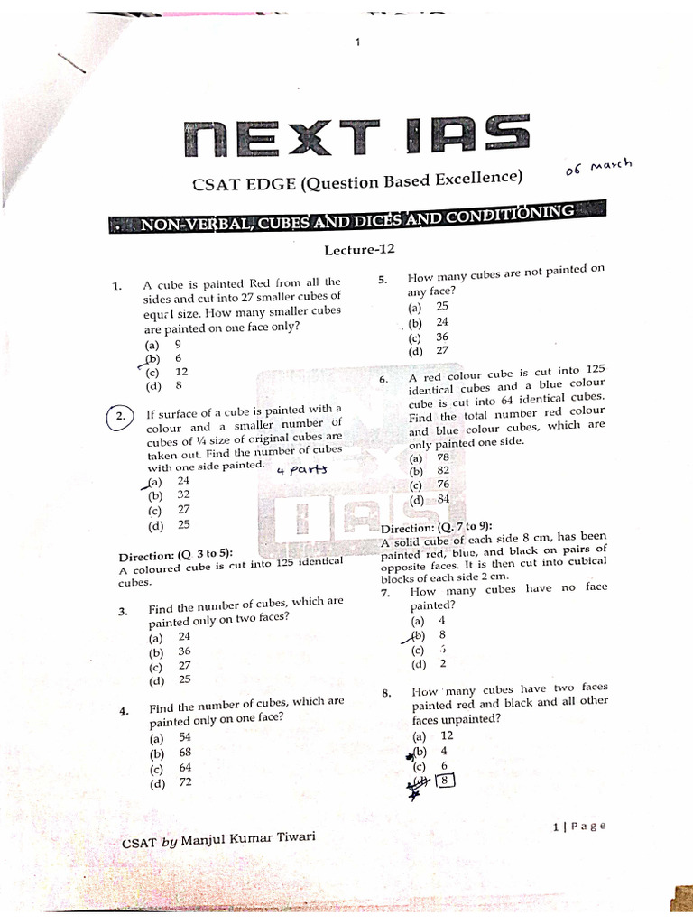 Next Ias Csat Question | PDF