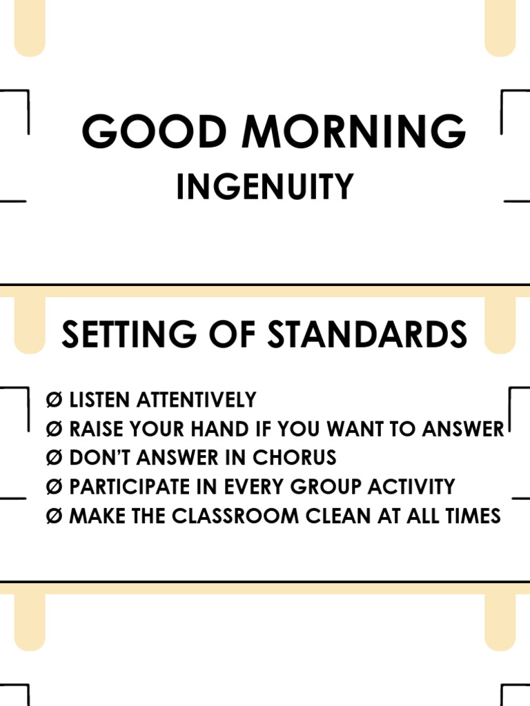 Good Morning | PDF | Angle | Line (Geometry)
