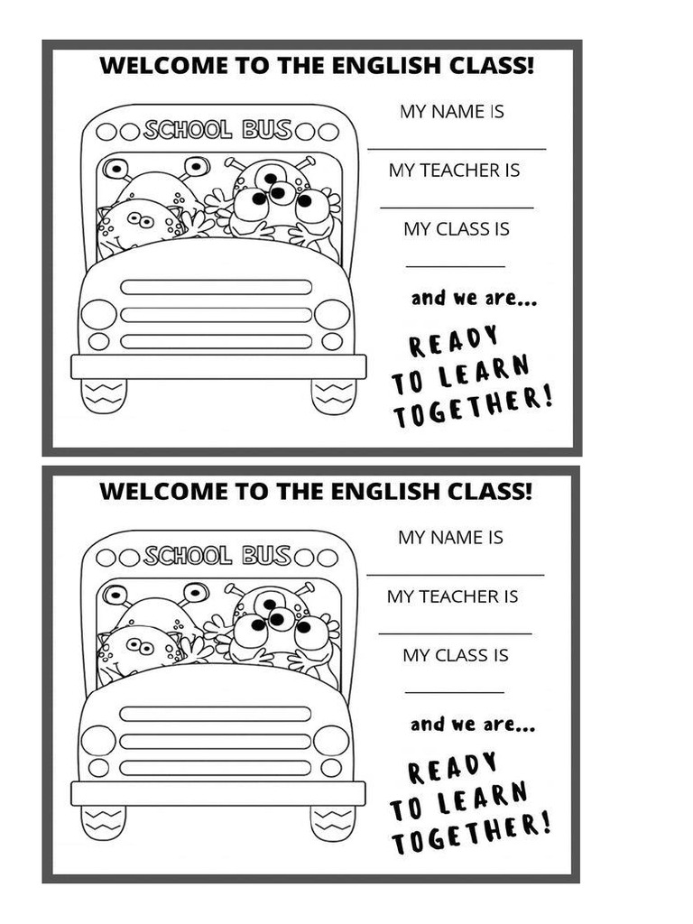 First Activity First Grade | PDF