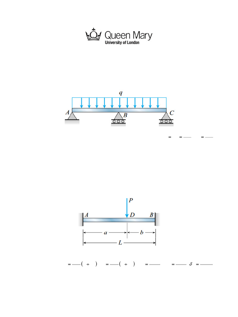 EMS505U PSC Week 4 Handout | PDF | Beam (Structure) | Mechanical ...