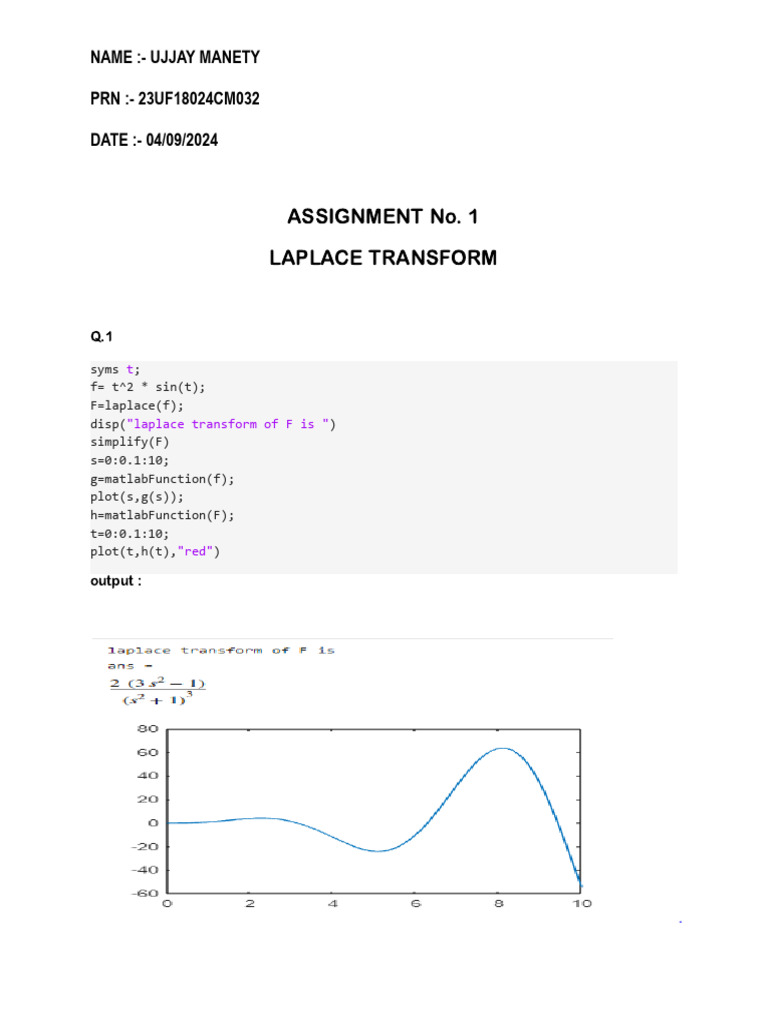 ASSIGNMENT No 1 | PDF