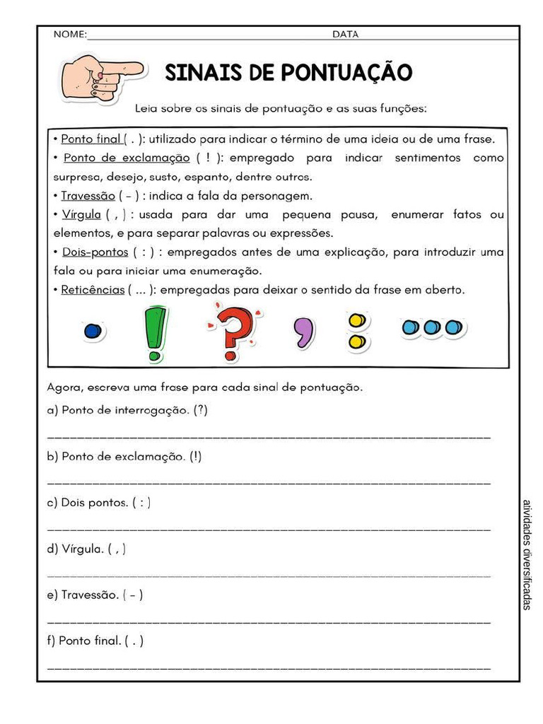 Sinais de Pontuação | PDF