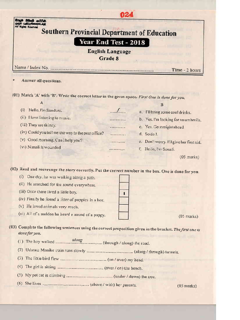 Grade 8 English Language Curriculum Guide | PDF