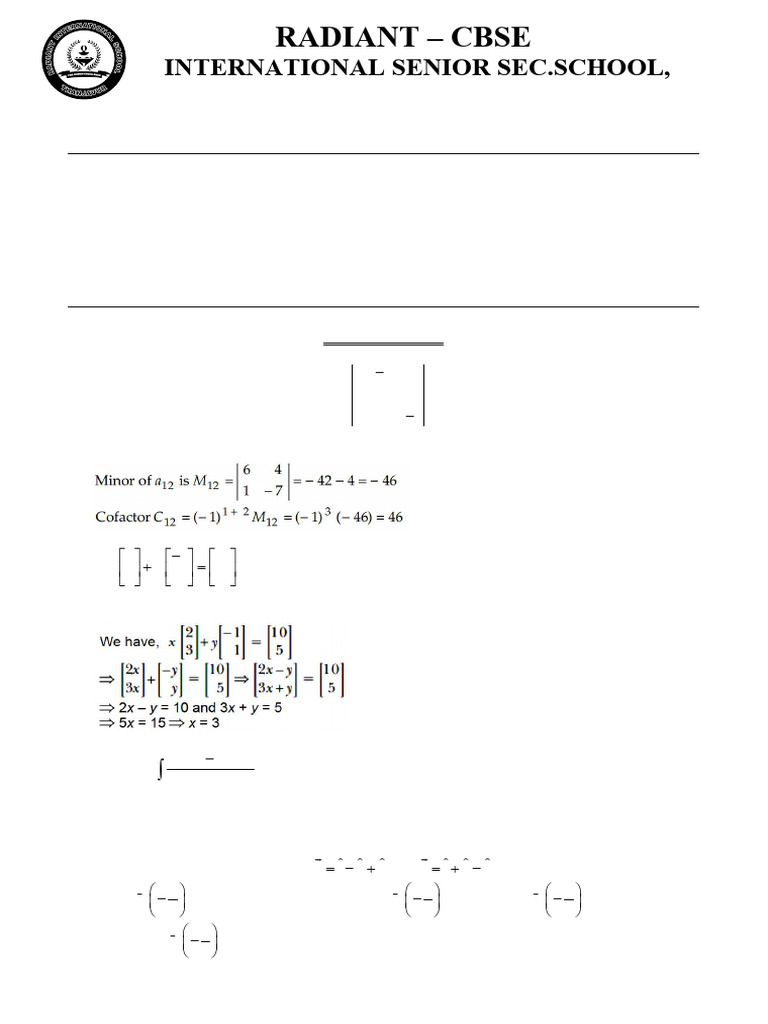 Grade 12 - Maths - SET - 12 - ANSWER KEY | PDF | Function (Mathematics ...