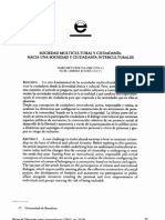 Bartolomé Pina y Cabrera Rodríguez - 2003 - Sociedad Multicultural y Ciudadanía Hacia Una Soc