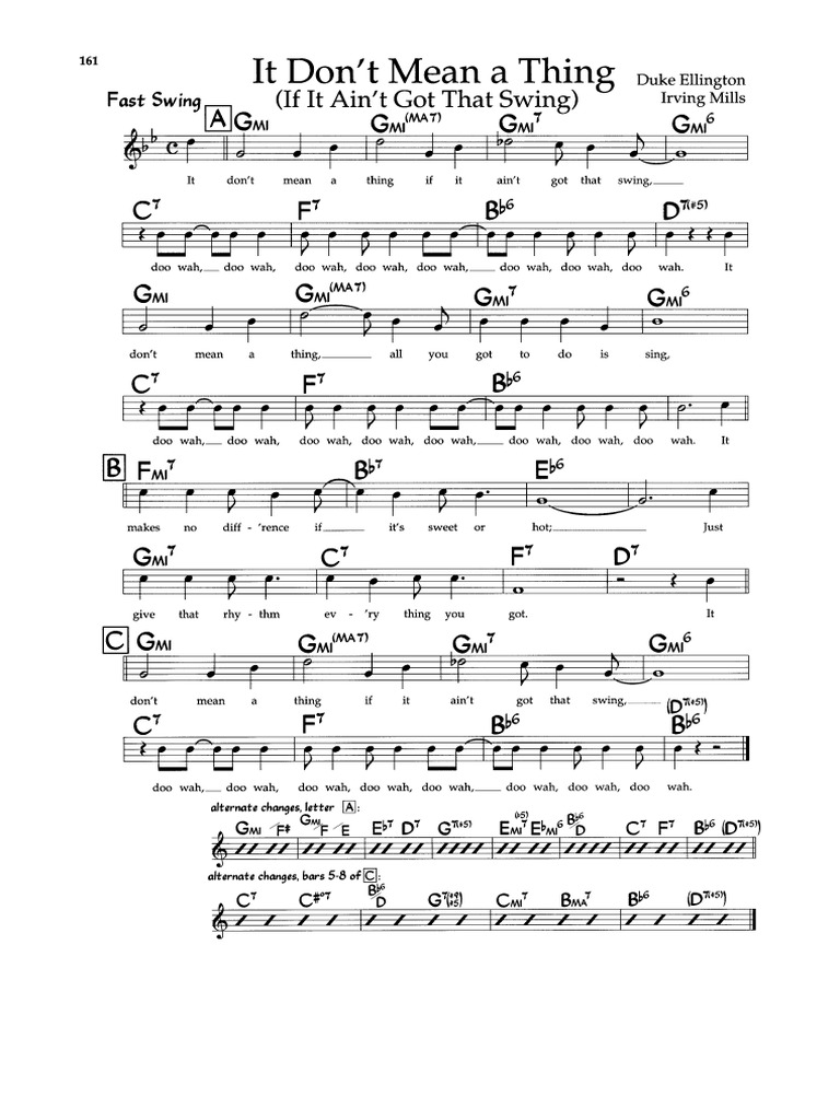 It dont mean a thing pdf