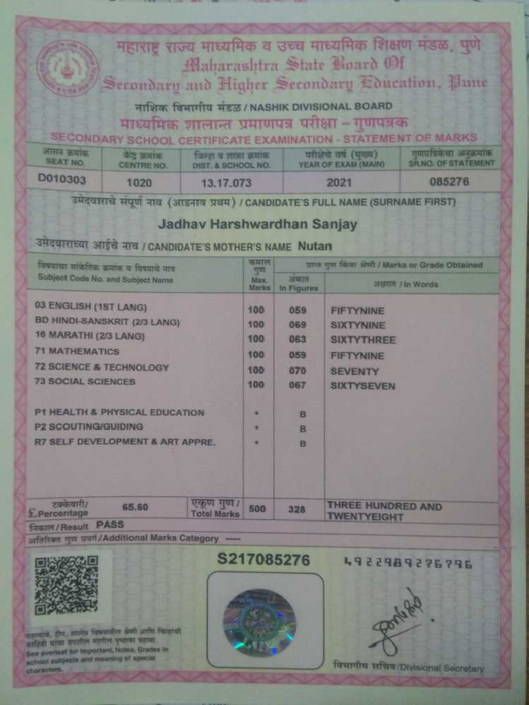 10th Marksheet Merged 11zon | PDF