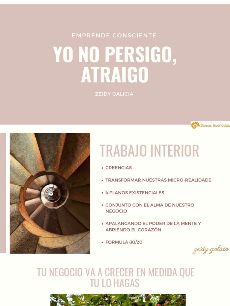 Atraigo, no persigo: Crecimiento consciente | PDF | Mente