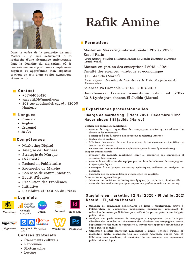Recherche d'alternance en marketing | PDF | Commercialisation | Marque