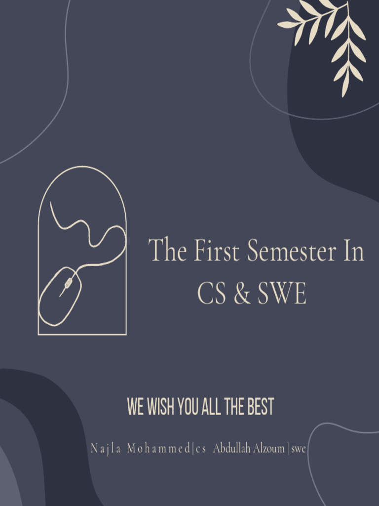 First Year CS & SWE Syllabus | PDF