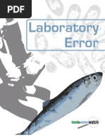 Download Laboratory Error by Food and Water Watch SN8372717 doc pdf