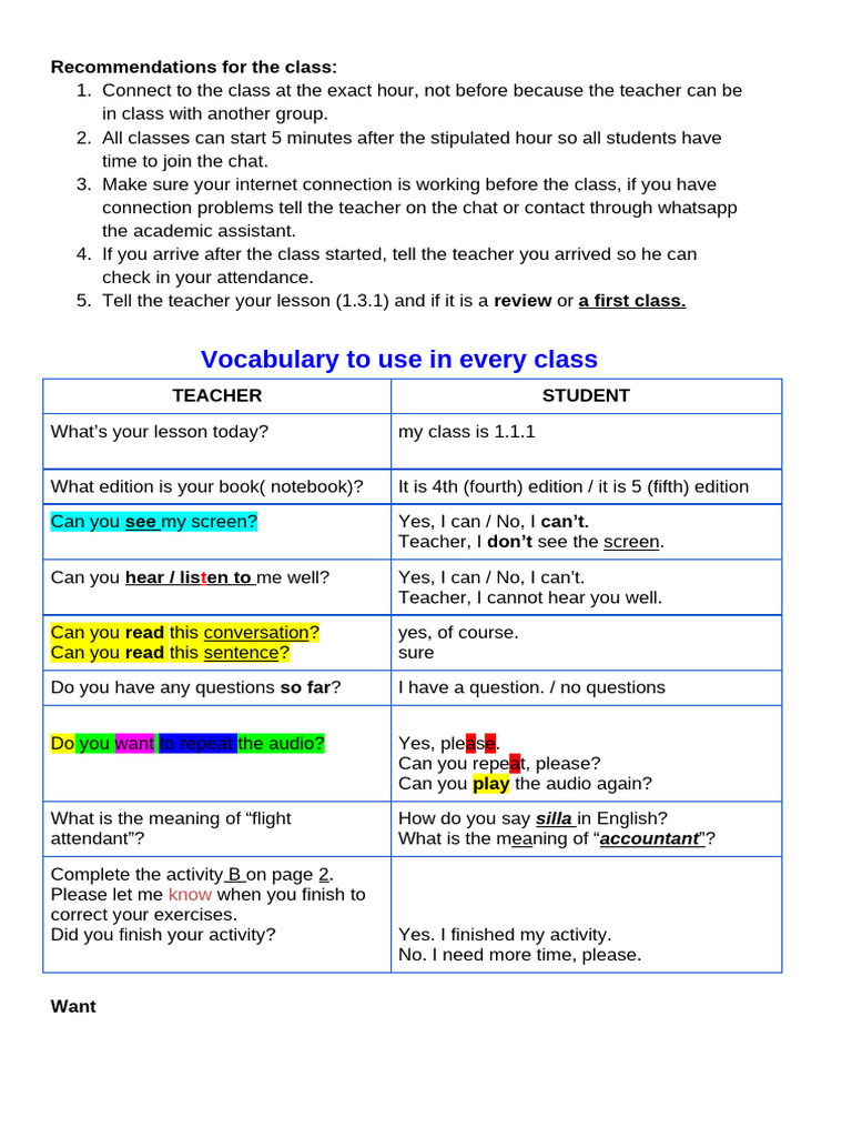 A1 Novice Vocabulary (Reparado) | PDF | English Language | Linguistics