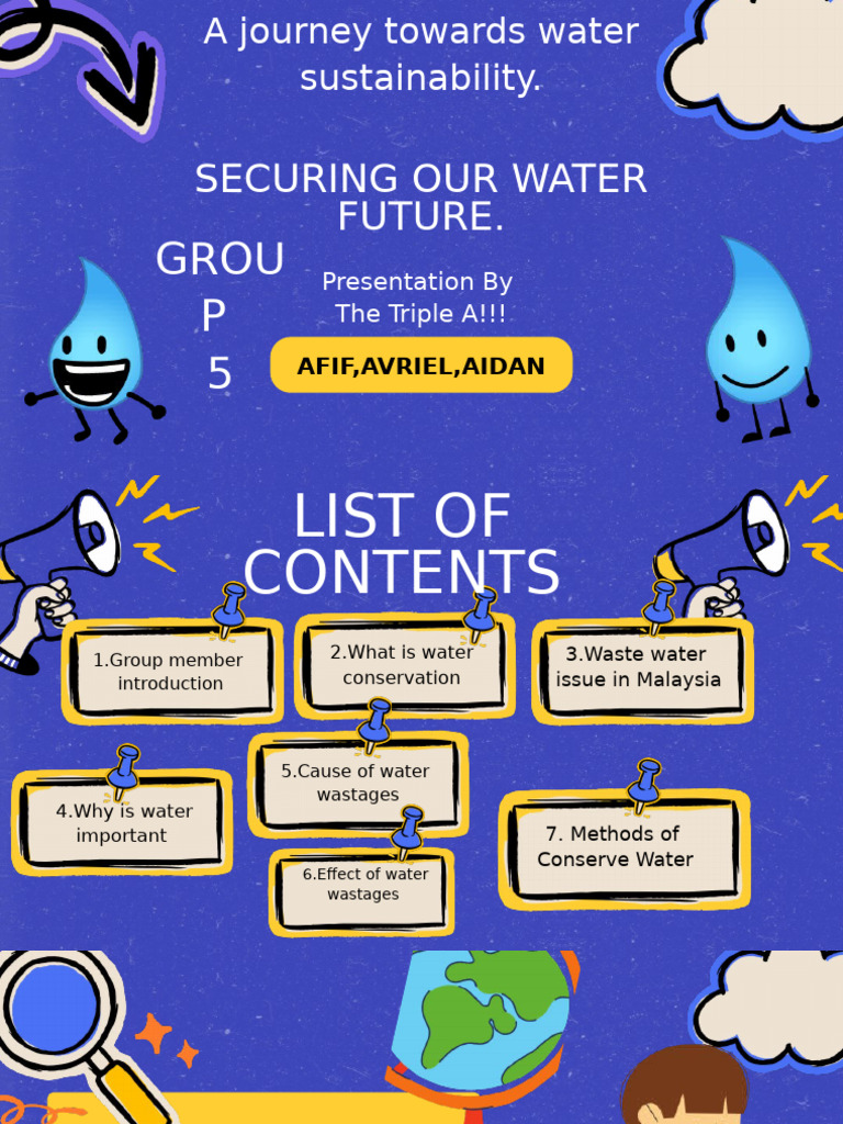A Journey Towards Water Sustainability.: Securing Our Water Future ...