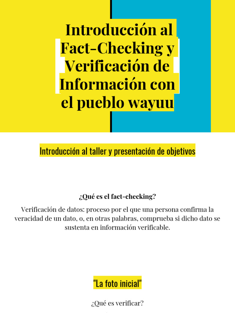 Verificación de Información con Wayuu | PDF | Wikipedia | Información