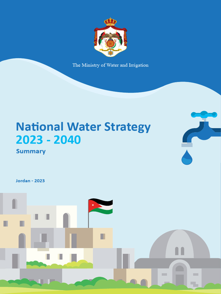 Jordan National Water Strategy 2023-2040 | PDF | Water Resources ...