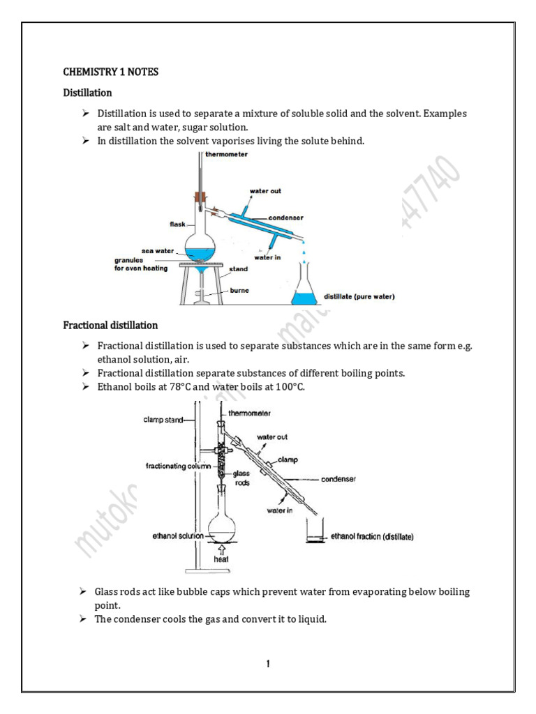 Co Science f3 Chemistry Notes 010048 | PDF | Redox | Ion