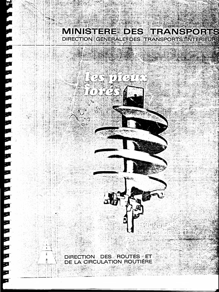 Les Pieux Forés Pdf