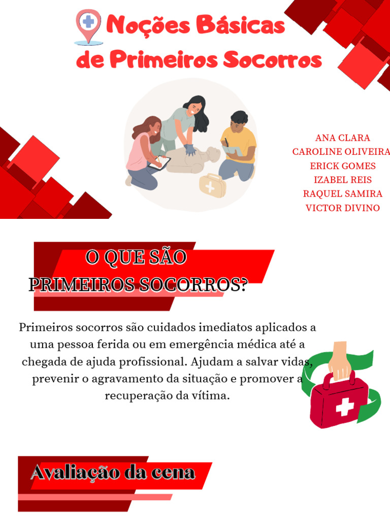 Noções Basicas de Primeiros Socorros | PDF | Primeiros socorros | Coração