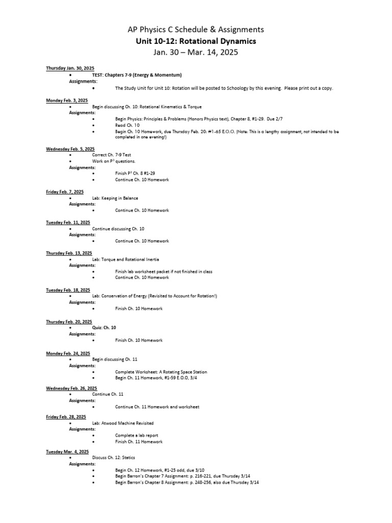 Study+Unit+10 12+ +Rotational+Dynamics+ +25 (1) | PDF | Rotation Around ...