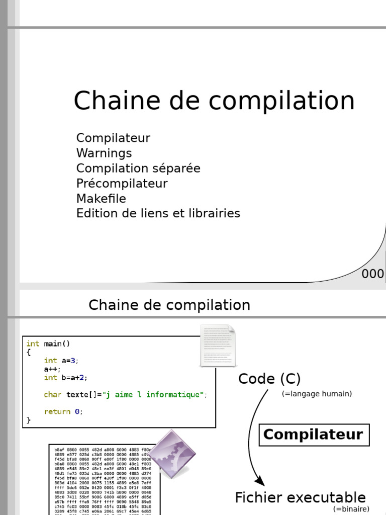 Chaine de Compilation et Warnings | PDF | Compilateur | Programmation ...