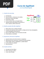 Manual AppSheet 2022 Actualizado | PDF | Bases de datos | Software de ...