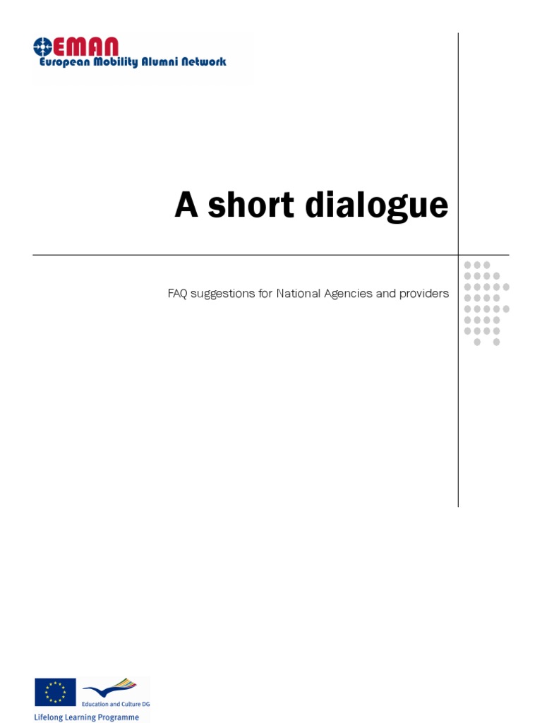 A Short Dialogue | PDF