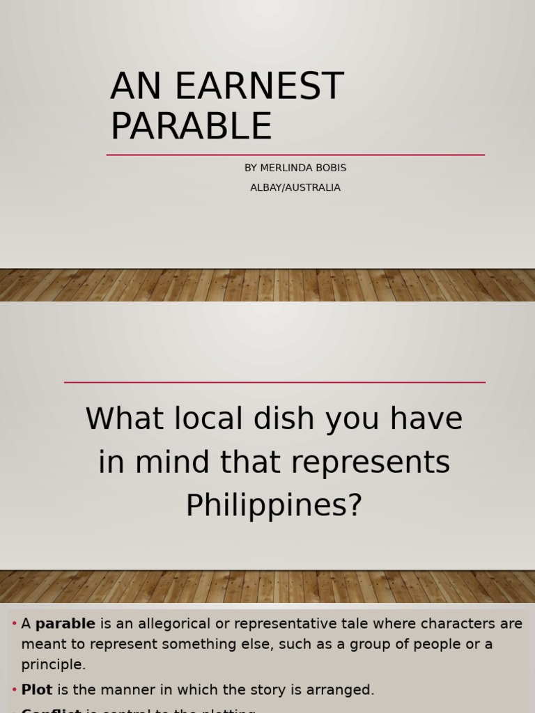 An Earnest Parable | PDF | Cuisine | Foods
