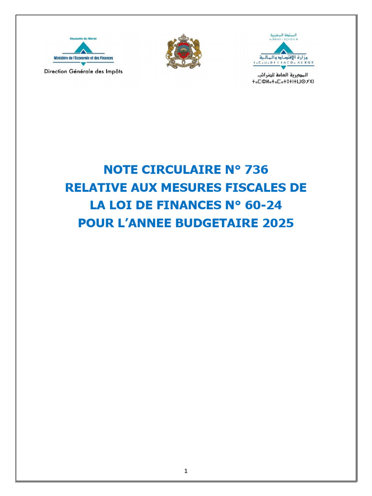 Mesures fiscales de la loi 2025 | PDF | Dépréciation | Impôt sur le revenu
