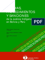 Cóndor Chuquiruna - 2010 - Normas, procedimientos y sanciones de la justicia