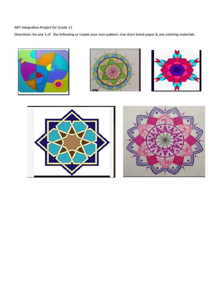 Art Integration Project For Grade 11 Pdf