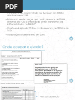 Escala Snap Iv | PDF | Manual Diagnóstico e Estatístico de Transtornos ...