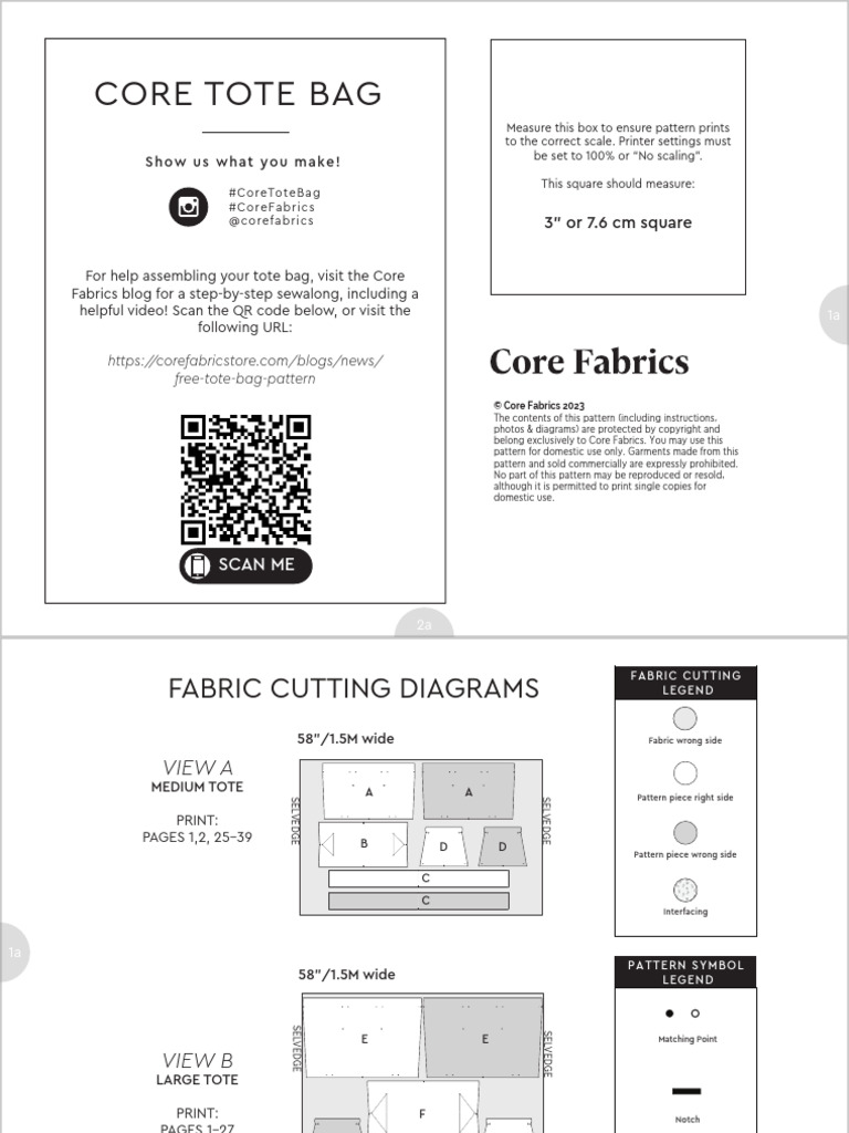 Core Tote Bag - All Views - Letter-A4 | PDF