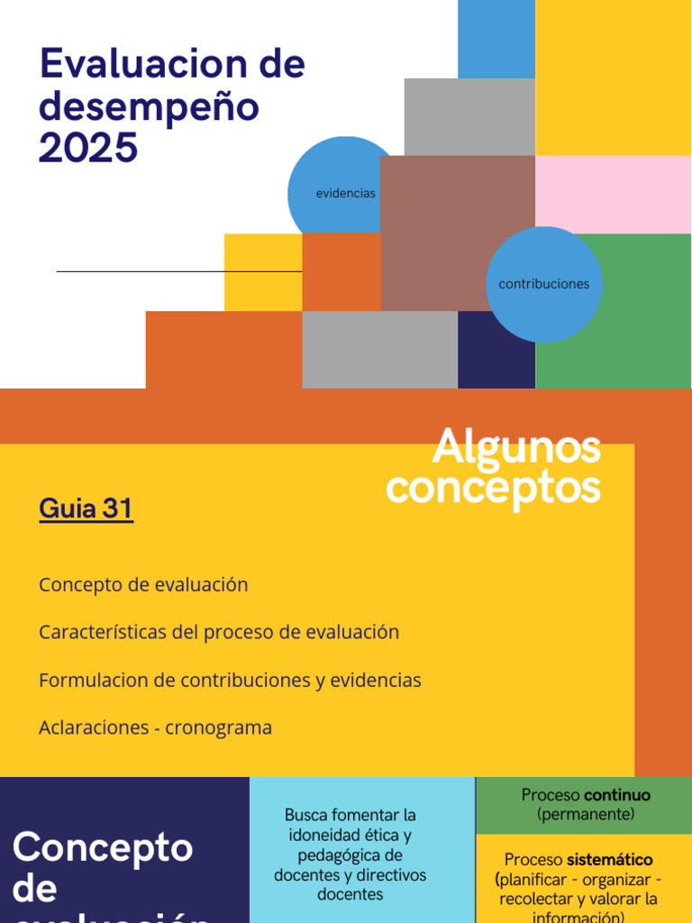 Evaluación de Desempeño Docente 2025 | PDF | Evaluación | Maestros