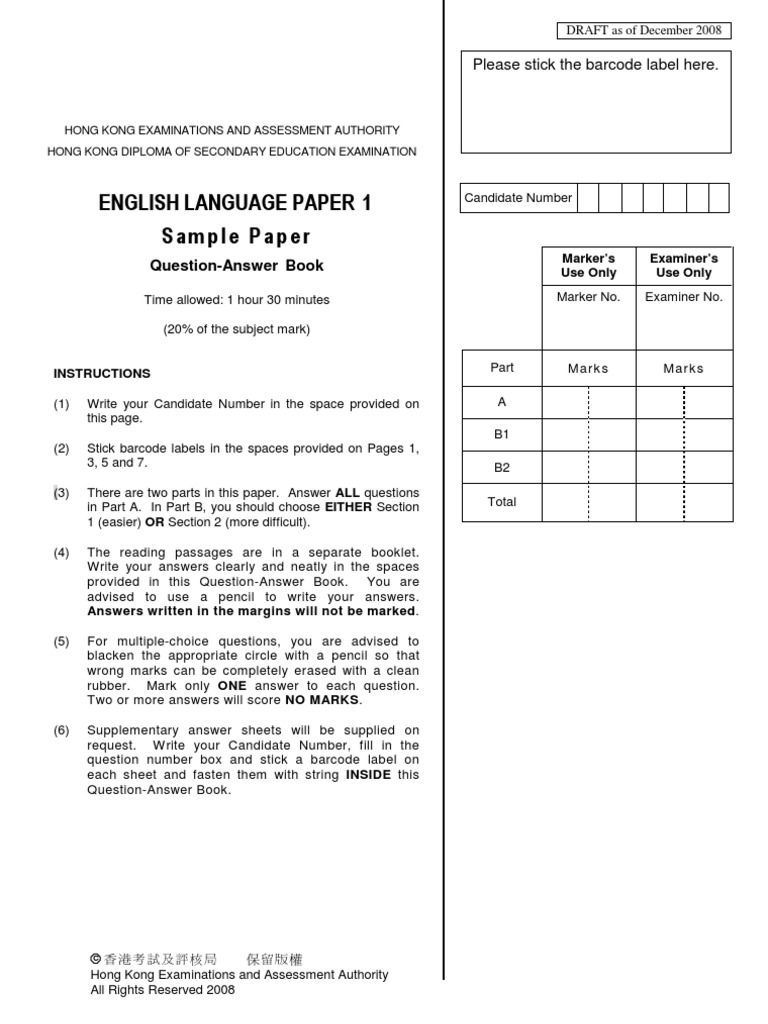 Hkdse Sample Paper Maths , Exam Tips for Candidates on HKDSE ...