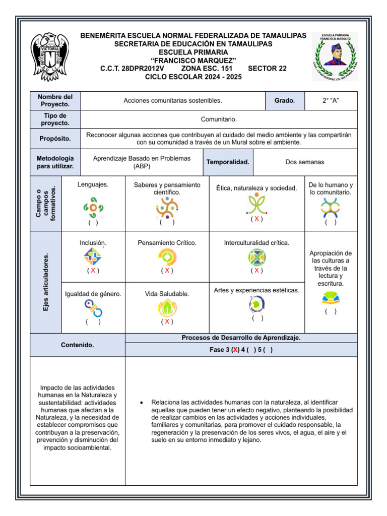 Acciones Sostenibles para Sexto Grado | PDF | Sustentabilidad ...